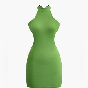 Never worn Cross Backless Mock Neck Tank Mini Dress